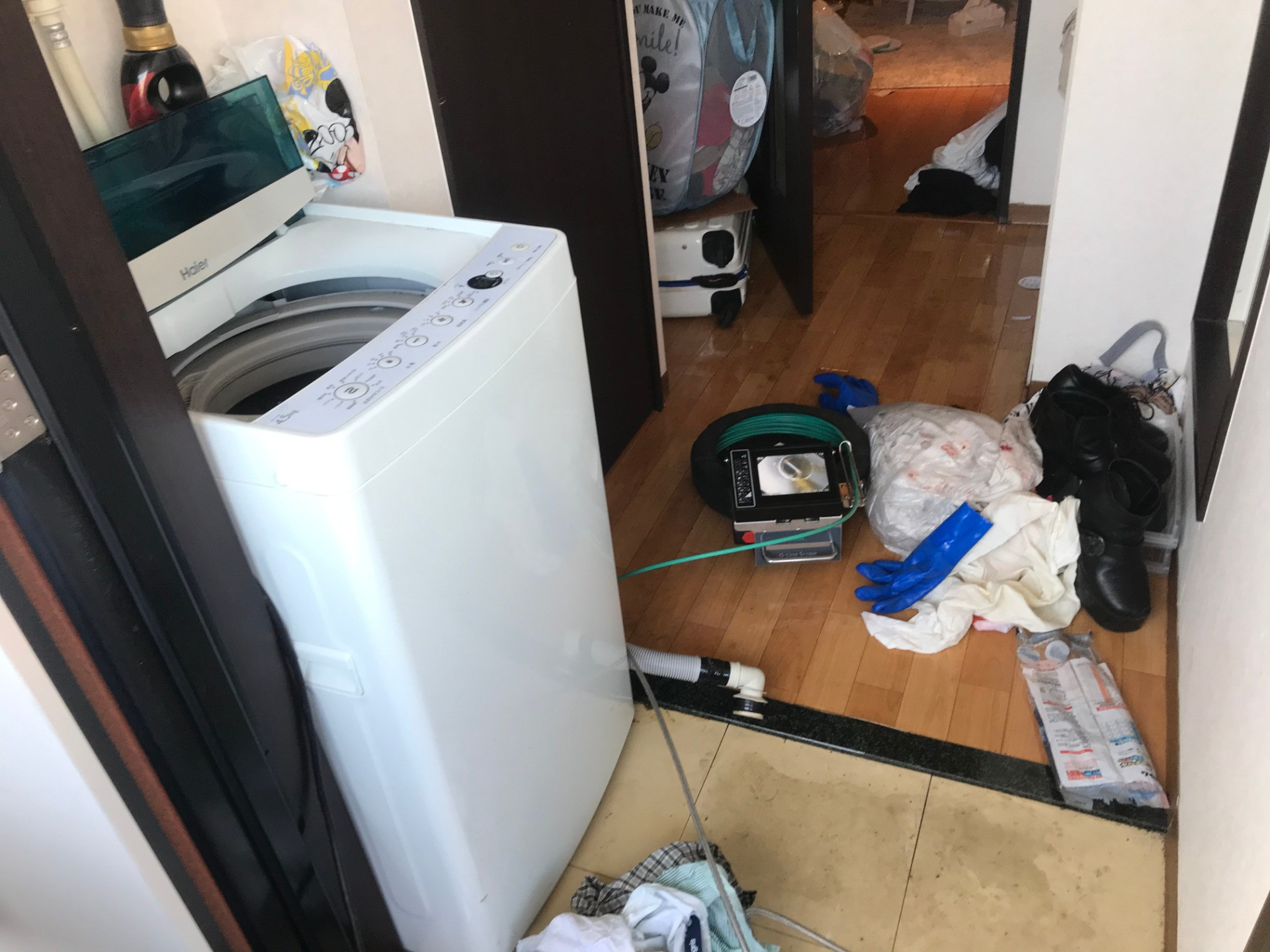 高崎市にて排水溝、漏水トラブル