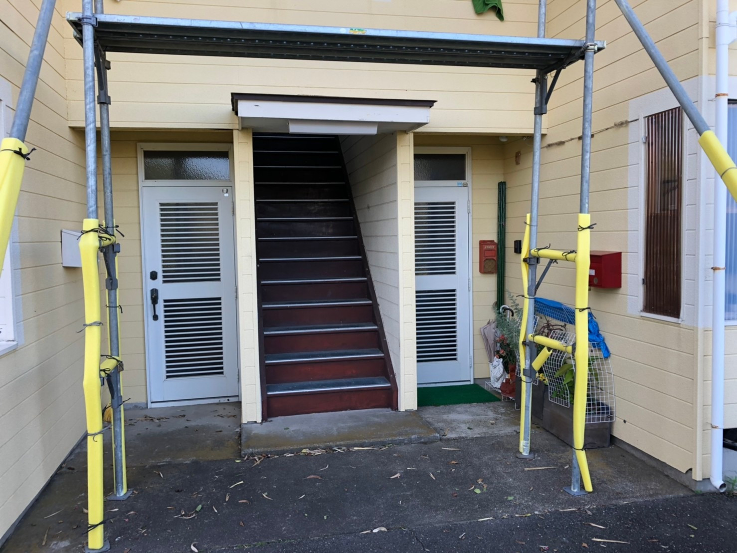 リフォーム　高崎　足場組み立て