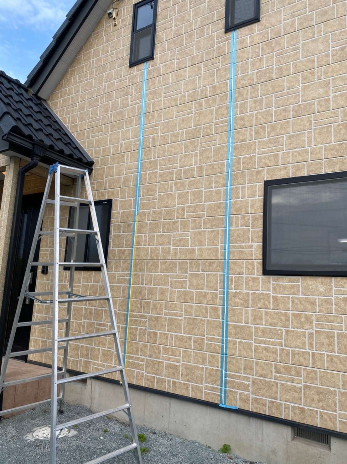 高崎　リフォーム　外壁施工