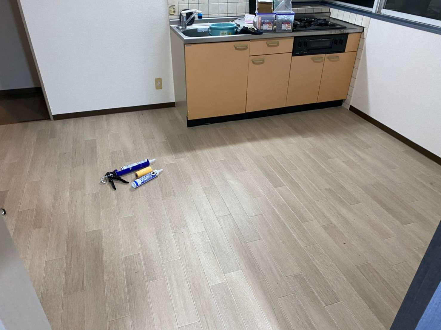 リフォーム　高崎　クッションフロア張替え