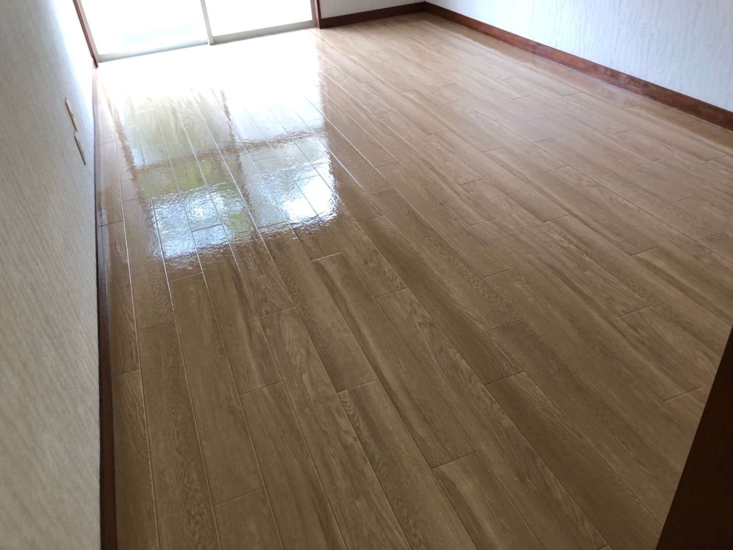 リフォーム　高崎　クッションフロア張替え